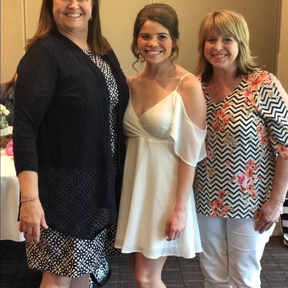 Cream colored dress